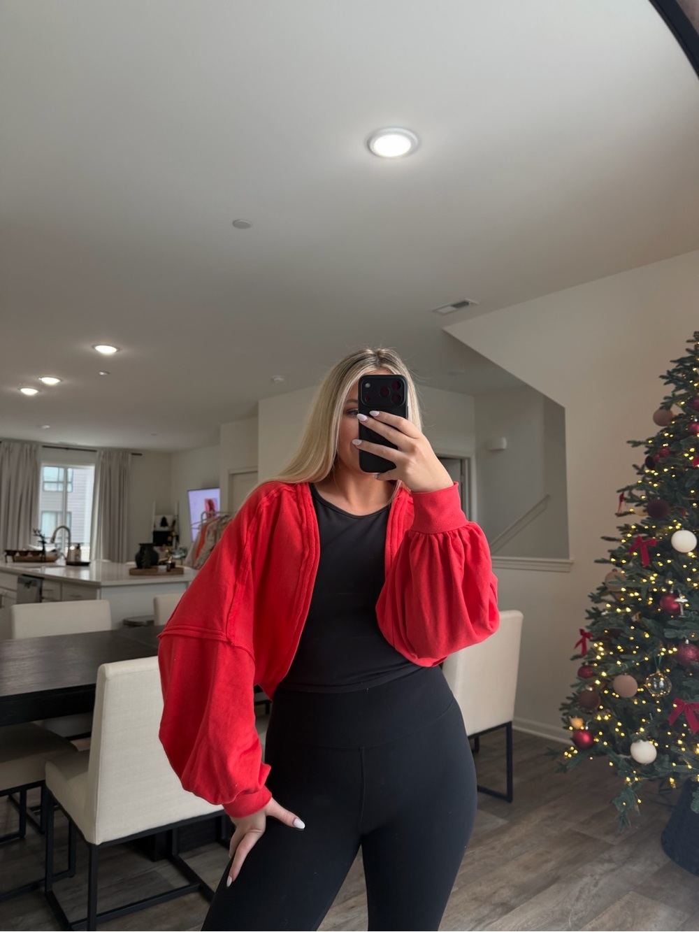 Ayla red bolero shrug nwt - Picture 9 of 16
